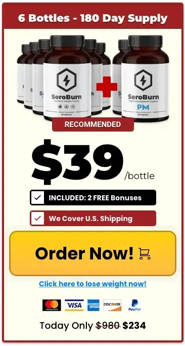 SeroBurn price 6 bottle